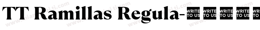 TT Ramillas Regula字体转换